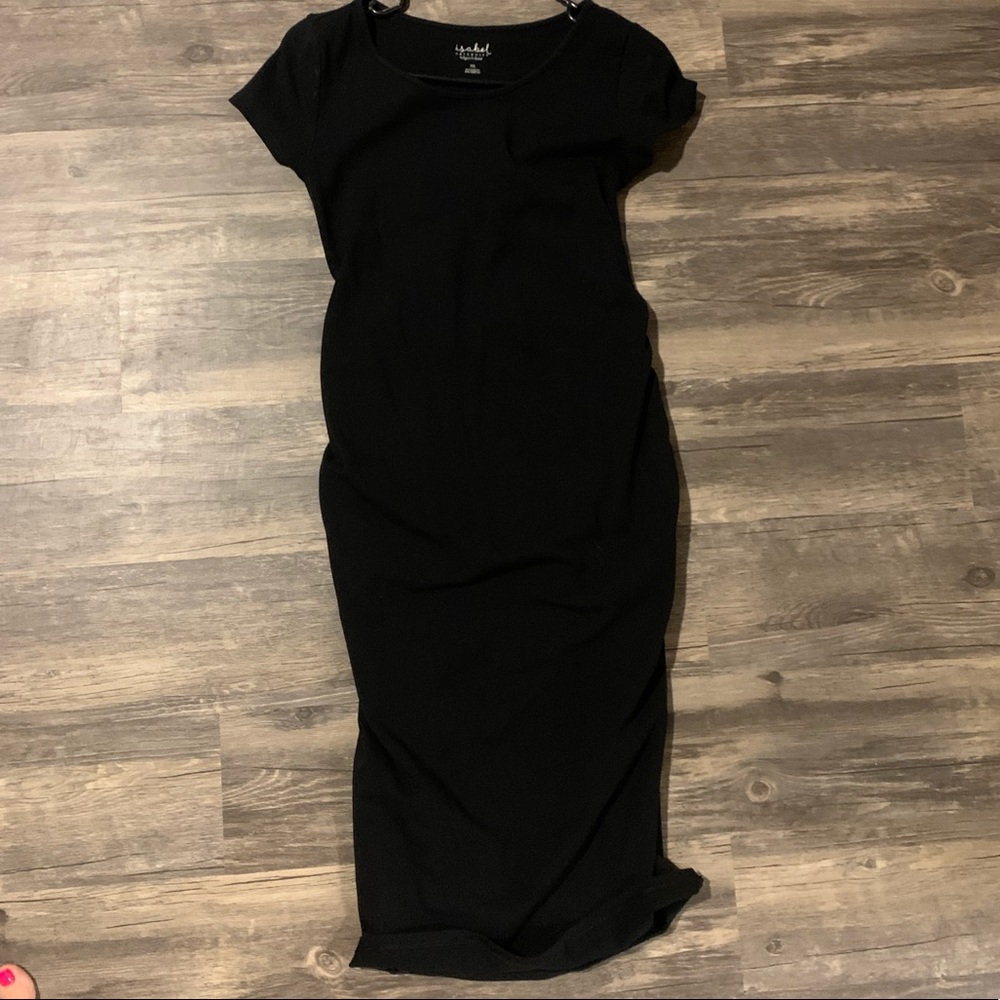 Isabel maternity ruched side dress